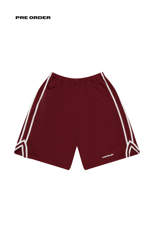 SST MESH SHORTS LONG - Wine