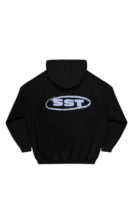 SUNDAY HOODY - Washed Black