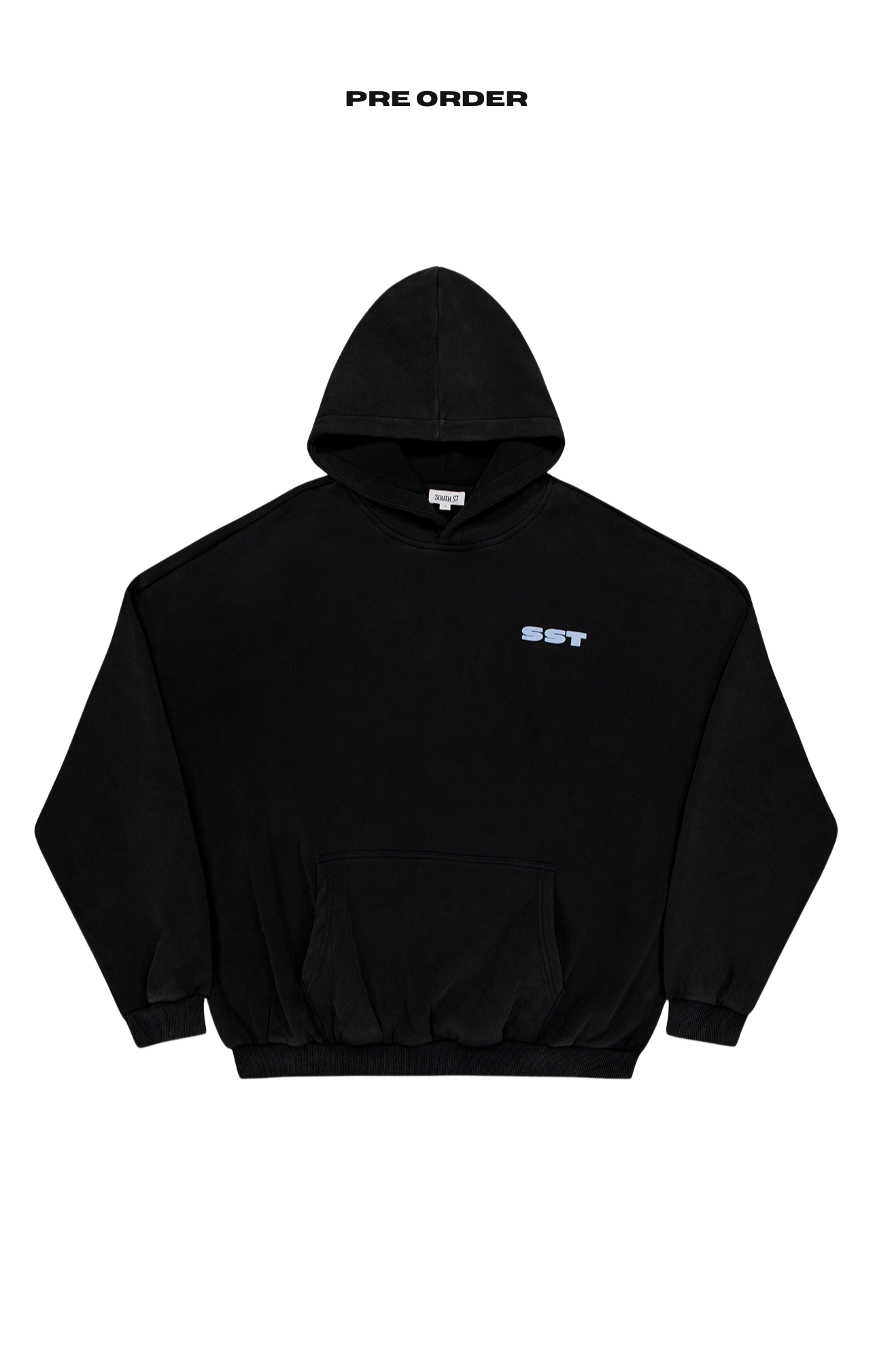 SUNDAY HOODY - Washed Black