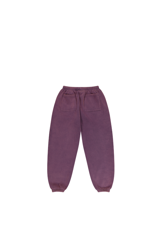 KIDS SIGNATURE SWEATPANTS - PLUM