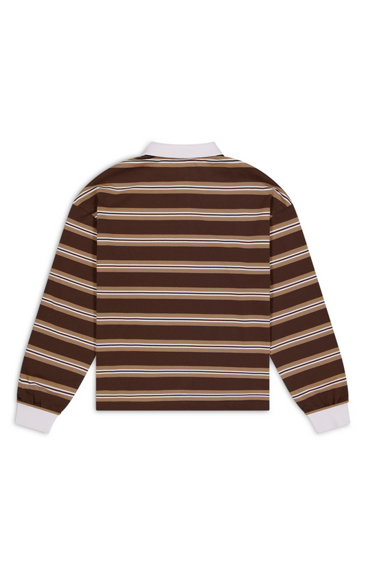 SST POLO LONG SLEEVE - Brown