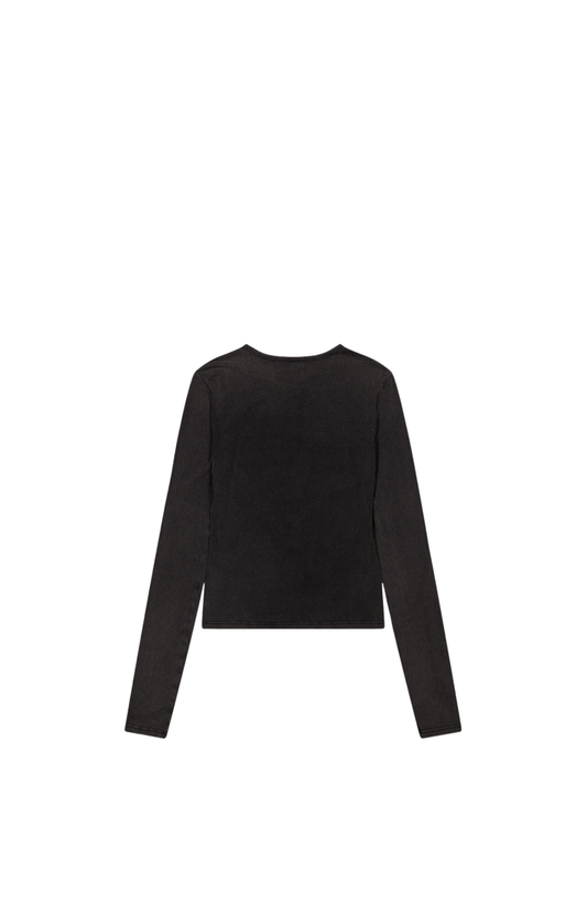 SST LONGSLEEVE TOP - Washed Black