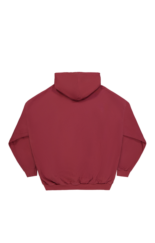 SOCIETY HOODY - Wine