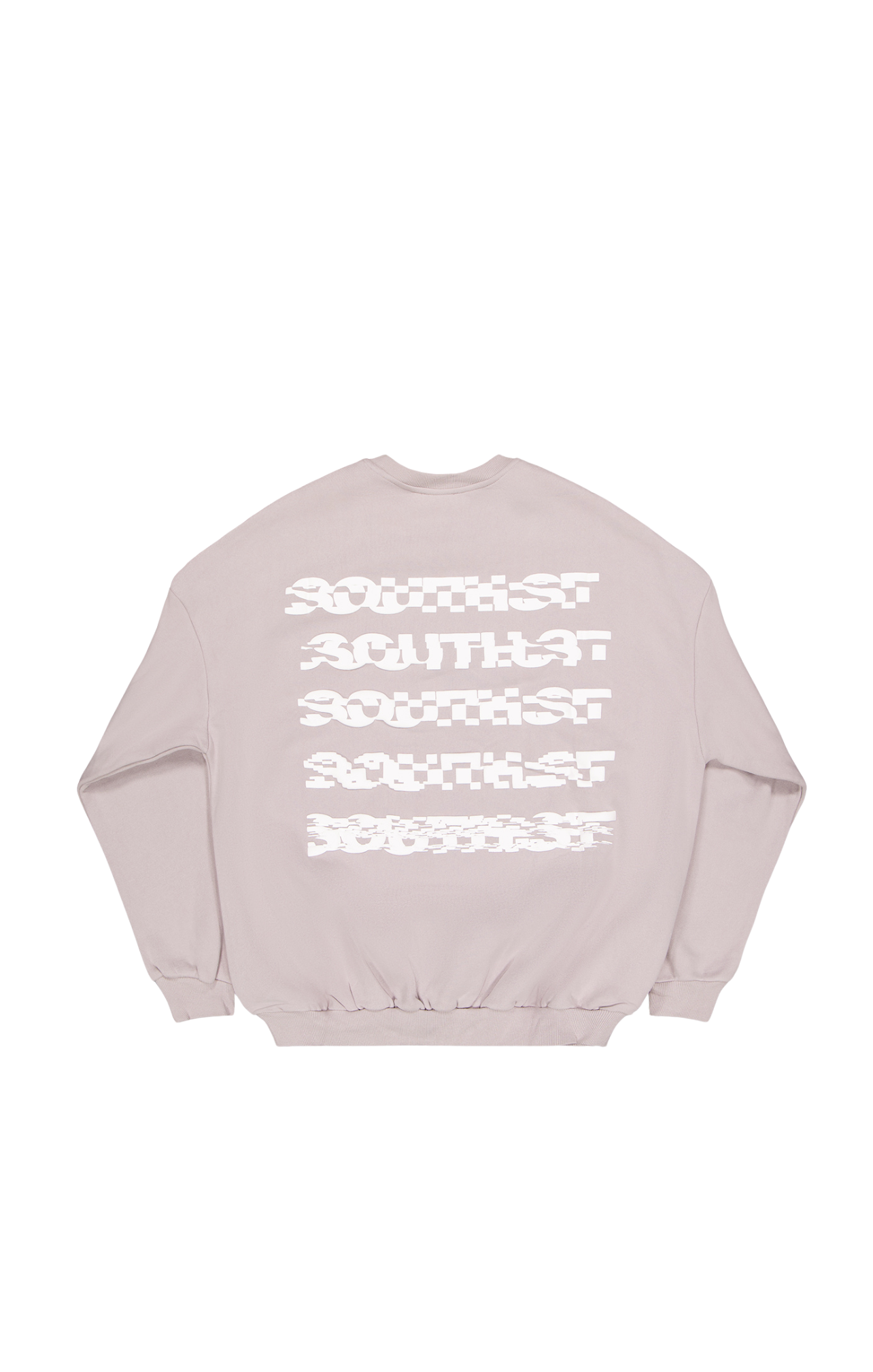 DISTORT SWEATSHIRT - Lilac Grey