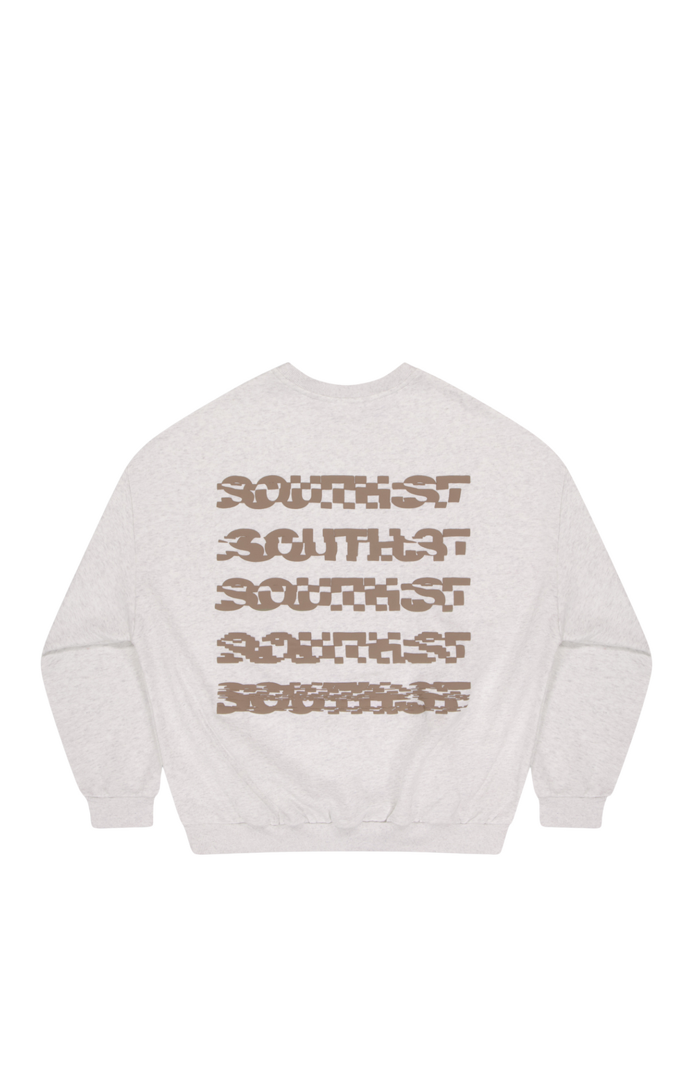 DISTORT SWEATSHIRT - Marl grey
