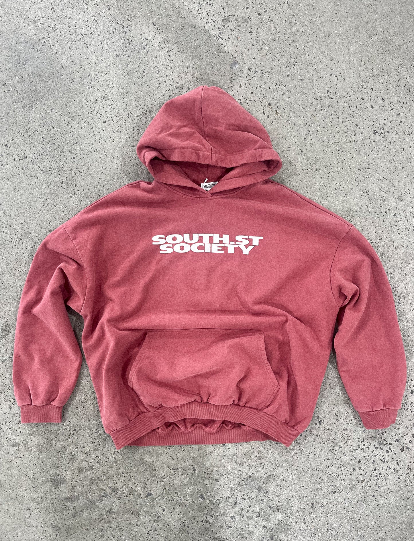 SOCIETY HOODY - Wine