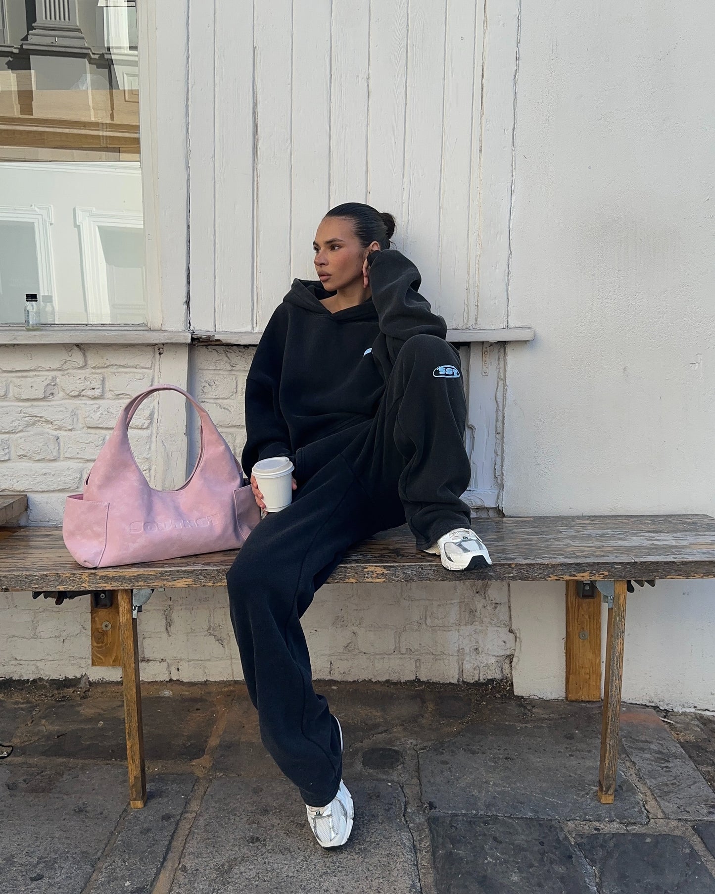 SUNDAY HOODY - Washed Black
