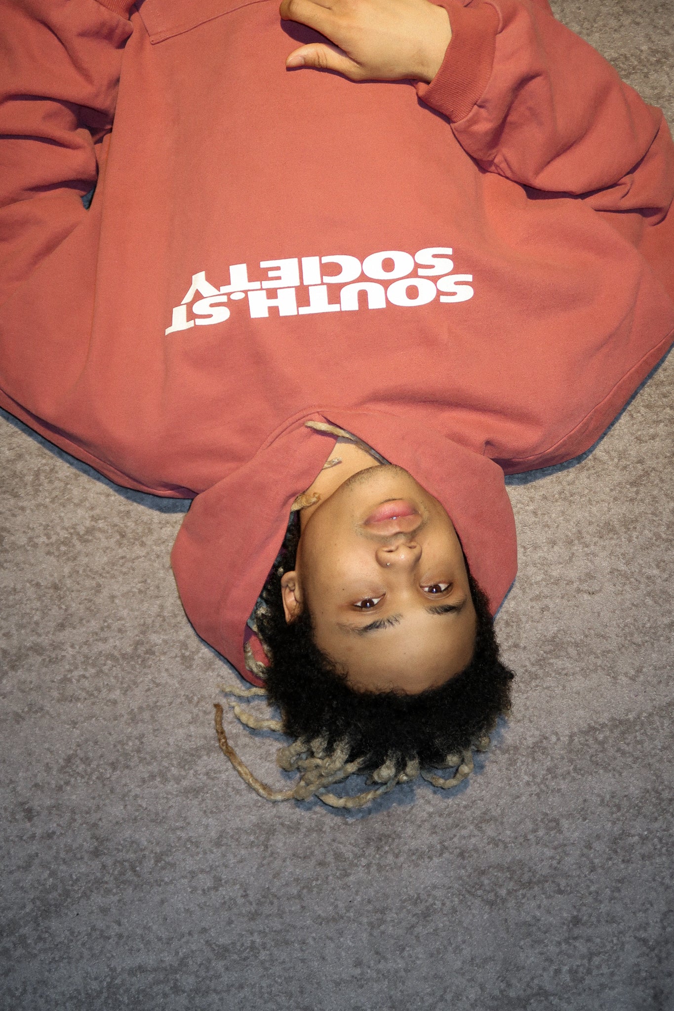 SOCIETY HOODY - Wine