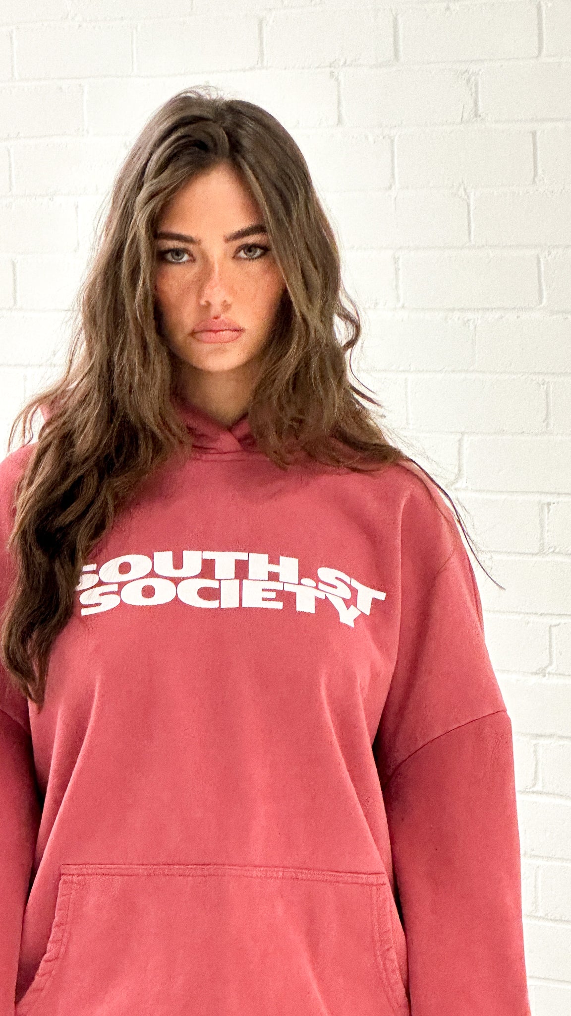 SOCIETY HOODY - Wine