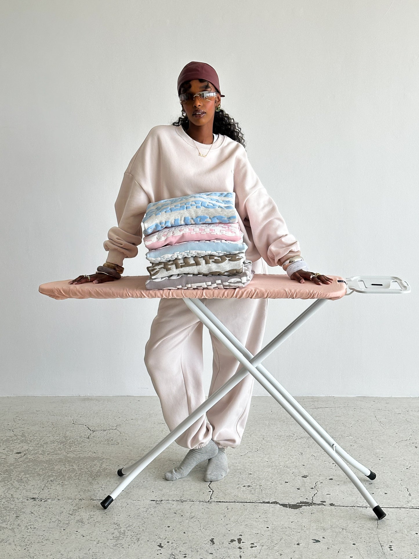 DISTORT SWEATSHIRT - Bone