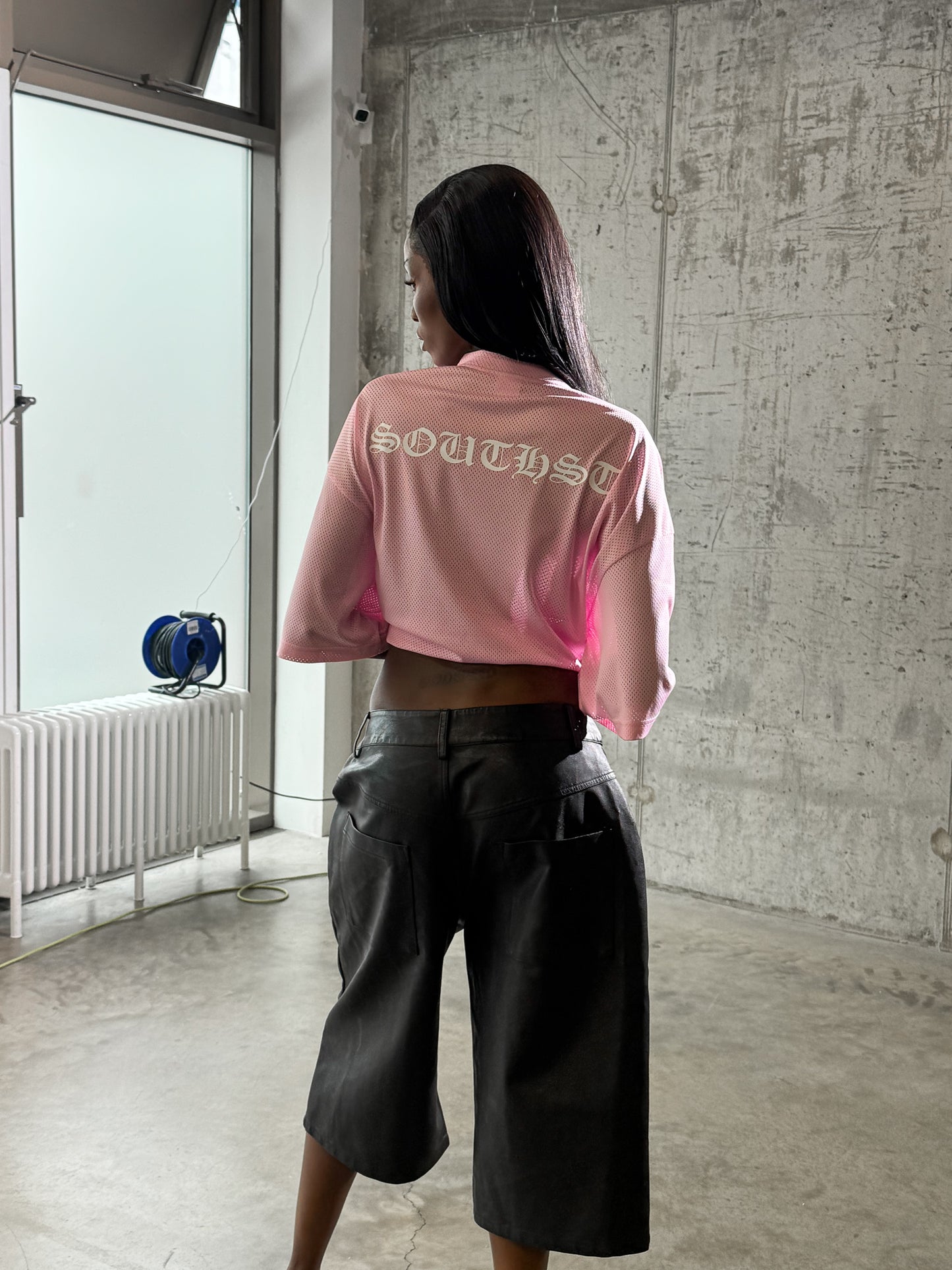 CASEY X SST MESH TEE - PINK