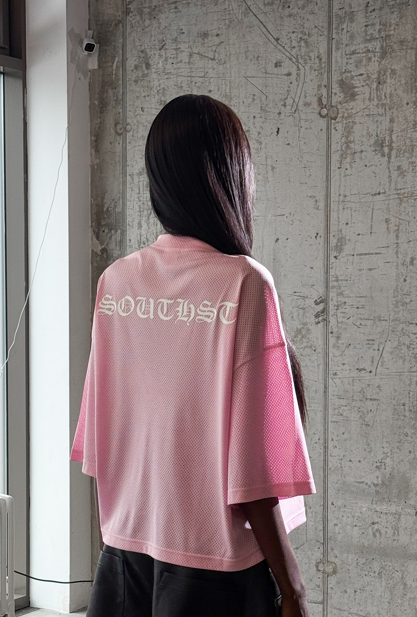 CASEY X SST MESH TEE - PINK