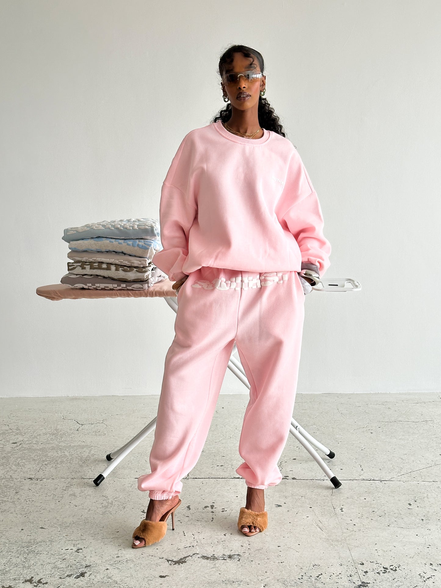 DISTORT SWEATSHIRT - Pink