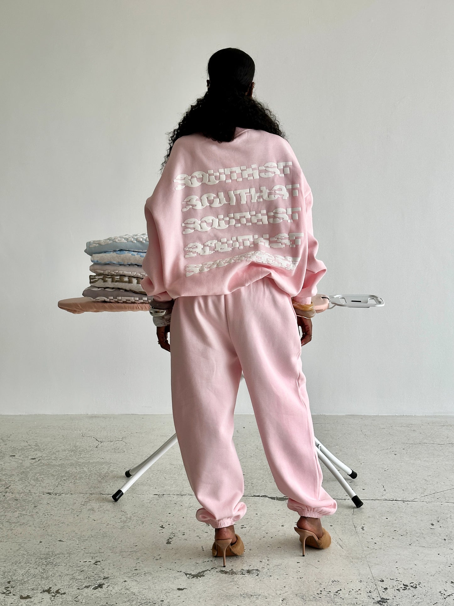 DISTORT SWEATSHIRT - Pink