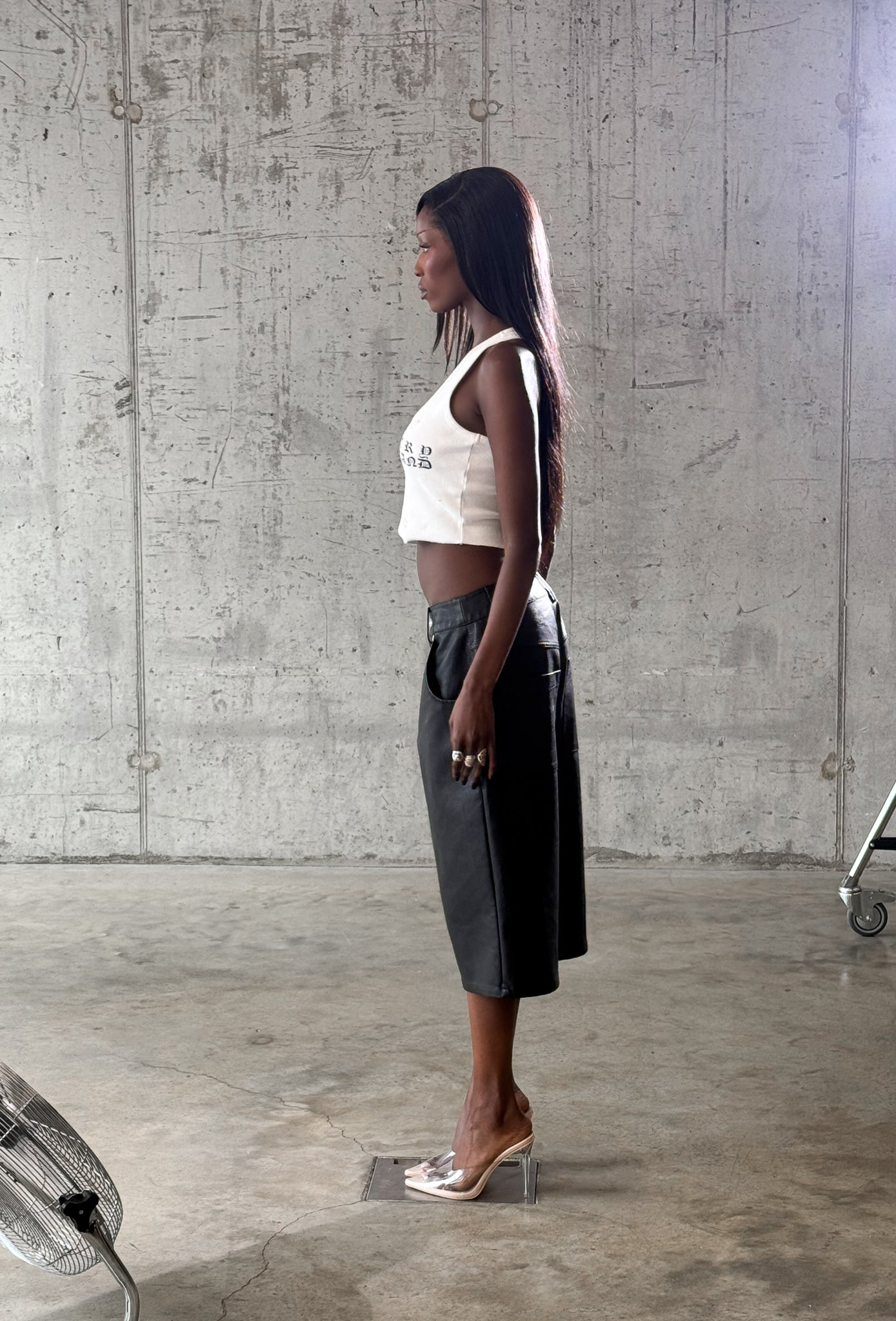 CASEY X SST LEATHER SHORTS