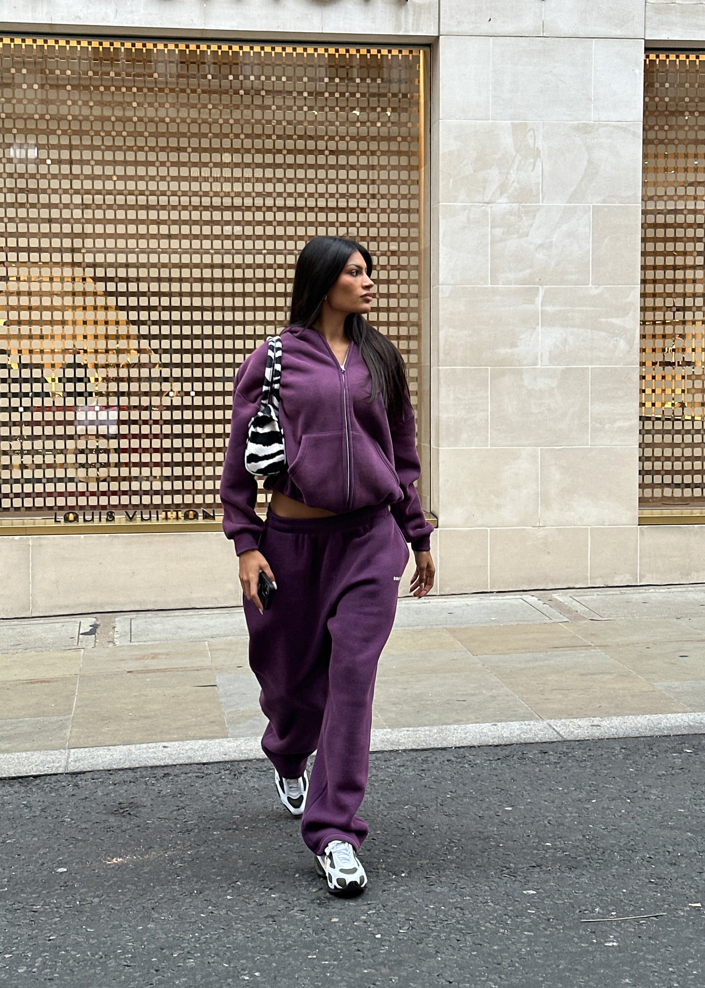 SIGNATURE SWEATPANTS - Plum