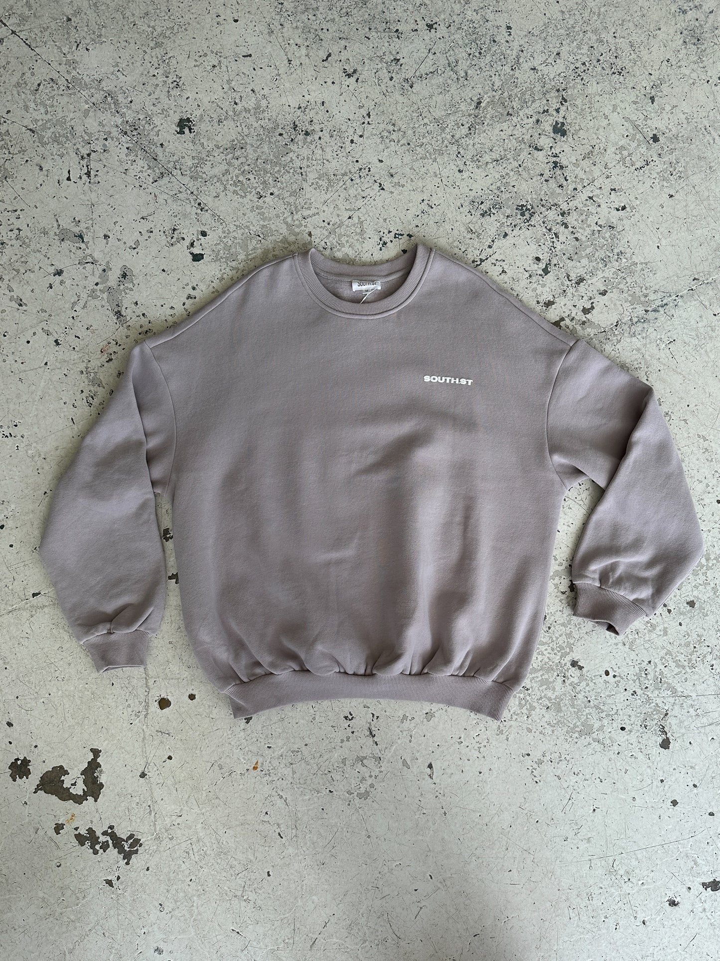 DISTORT SWEATSHIRT - Lilac Grey