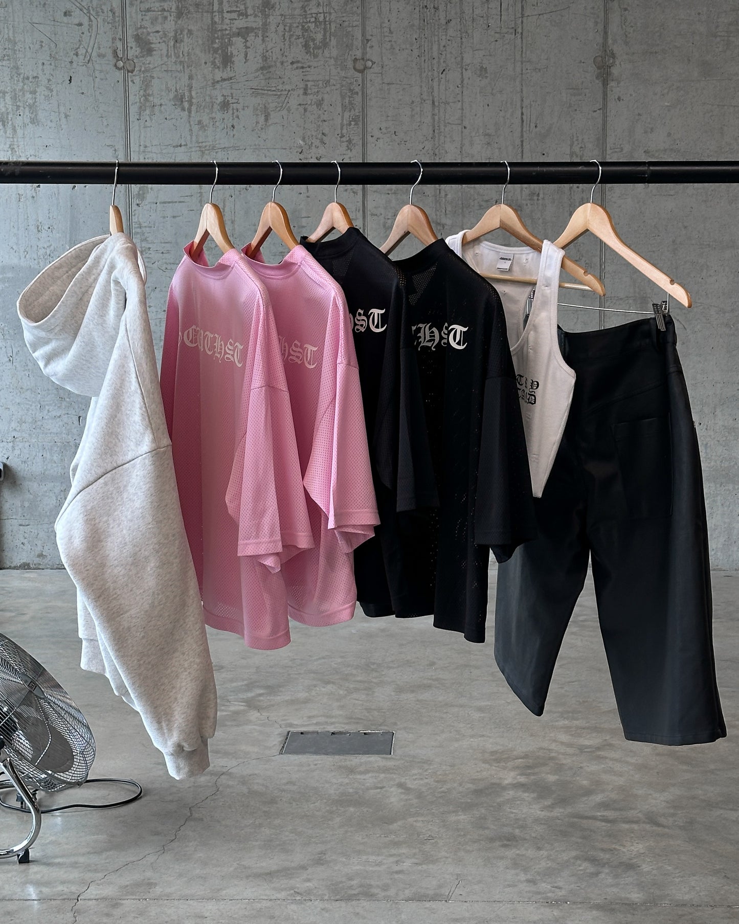 CASEY X SST MESH TEE - PINK