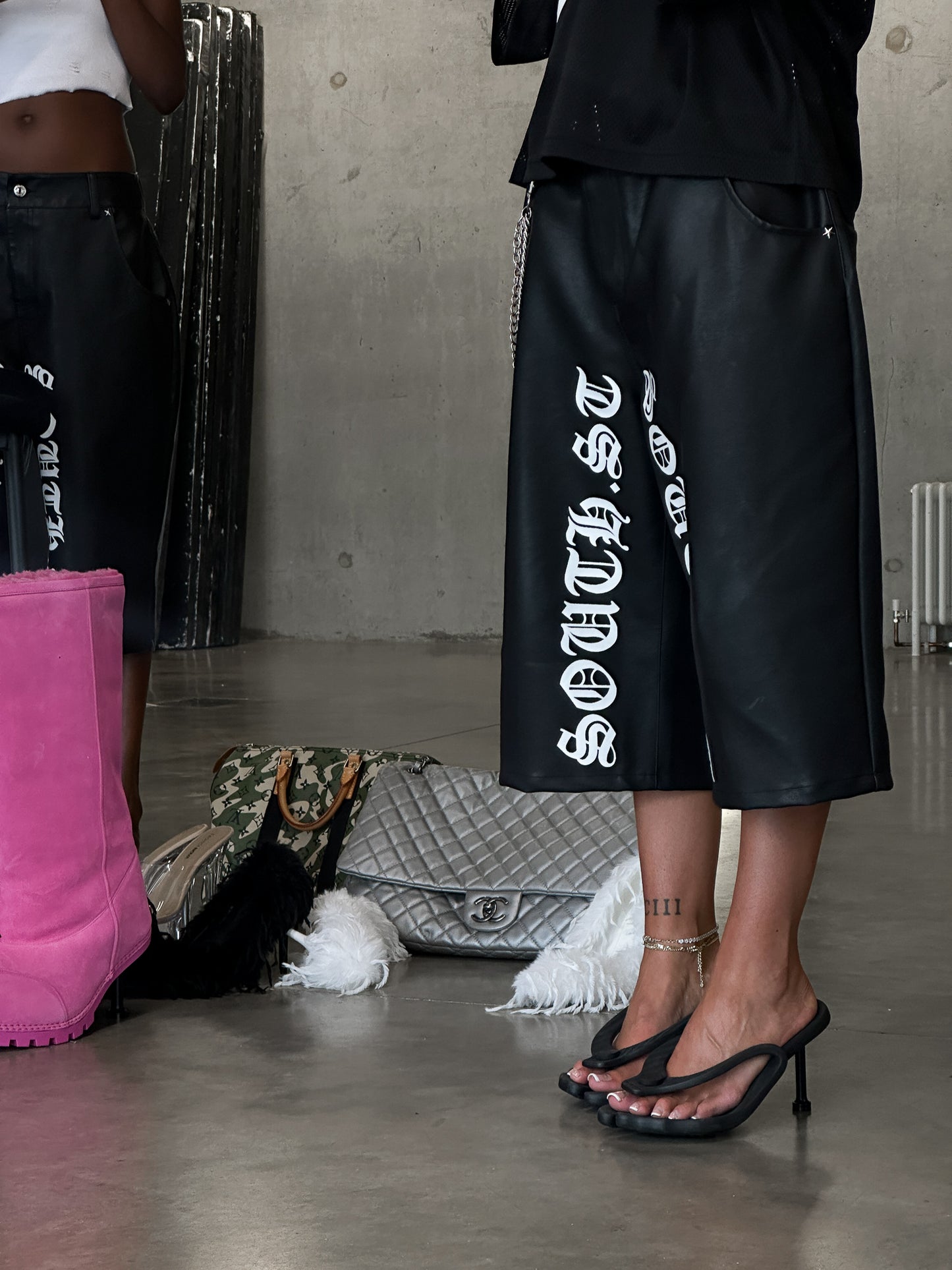 CASEY X SST LEATHER SHORTS