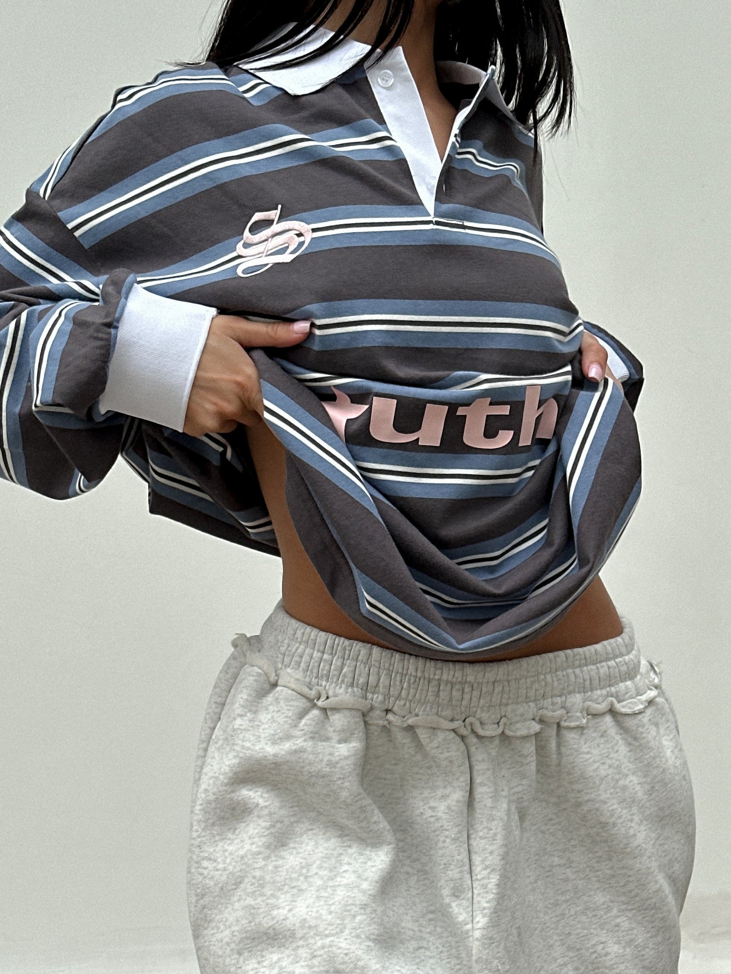 SST POLO LONG SLEEVE - Blue