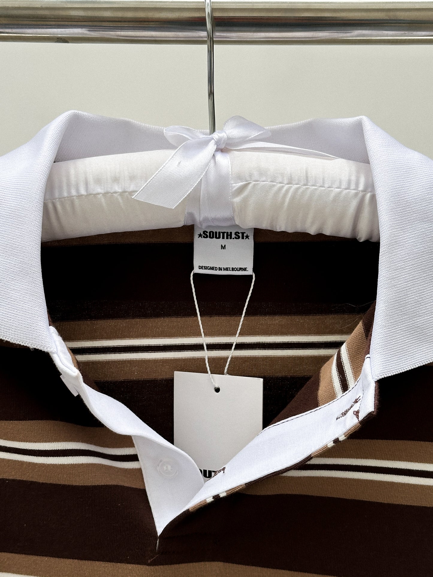 SST POLO LONG SLEEVE - Brown