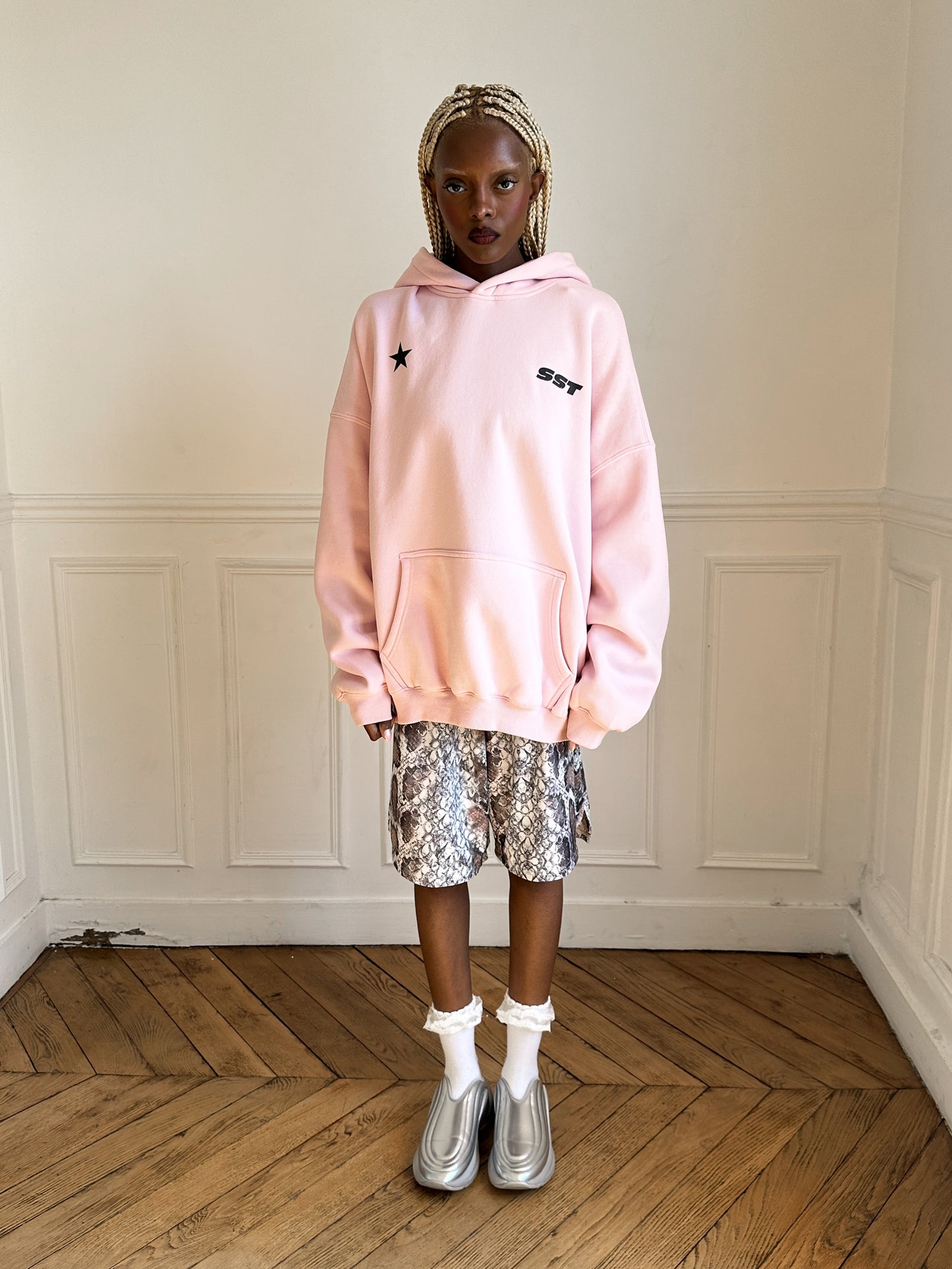 SST STAR HOODY - Pink