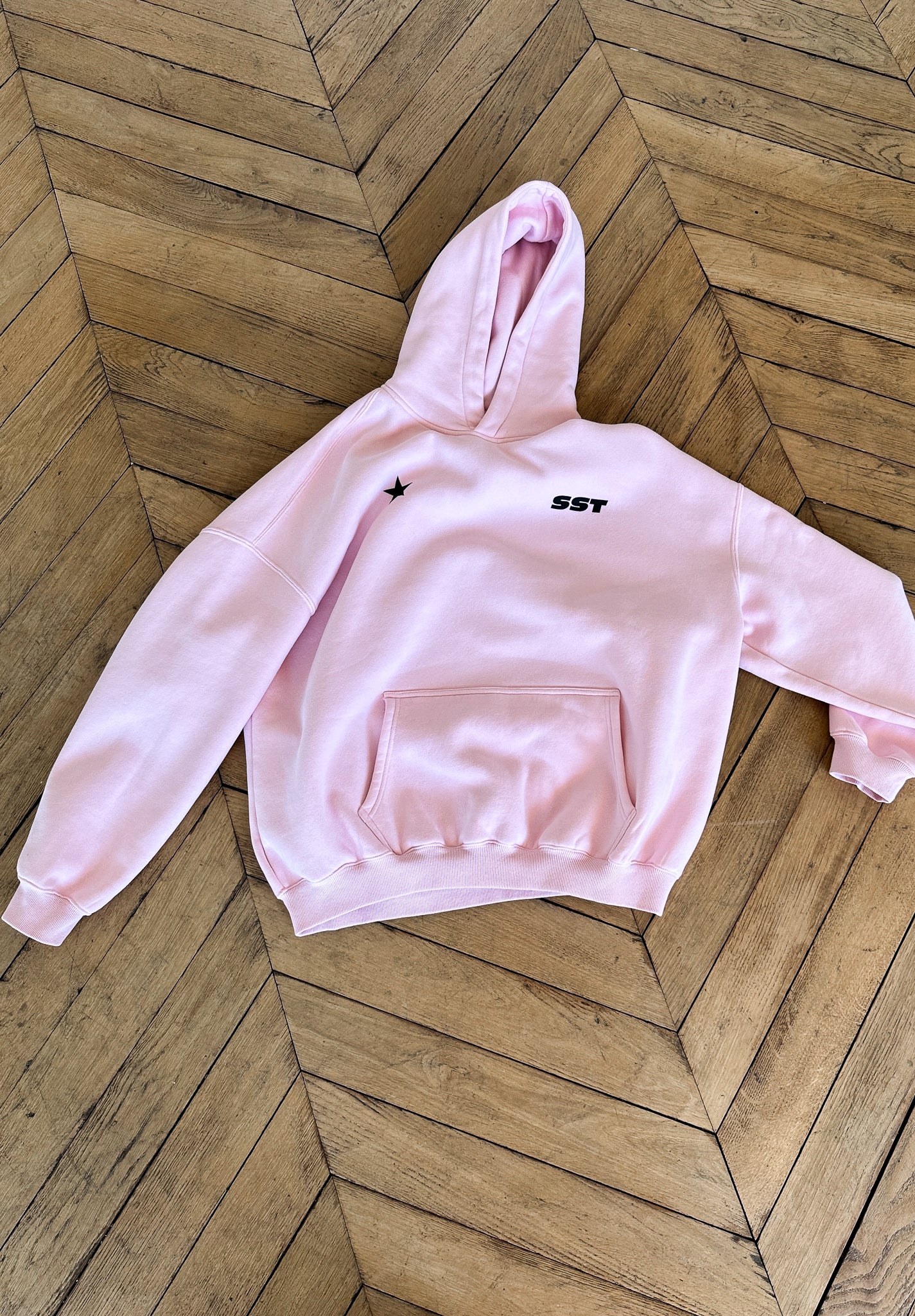 SST STAR HOODY - Pink