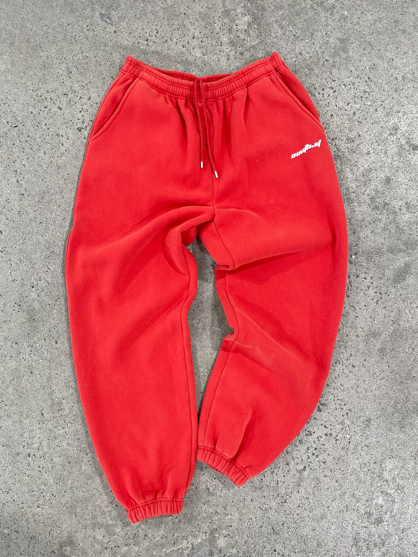 MARS SWEATPANTS - Red