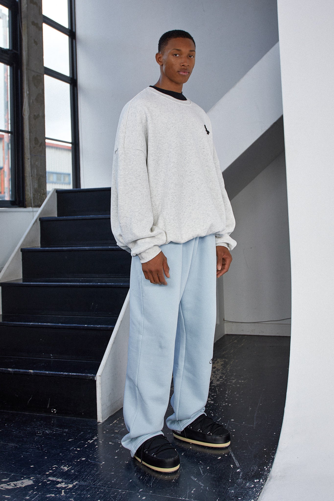 SUNDAY SWEATER - Marl Grey