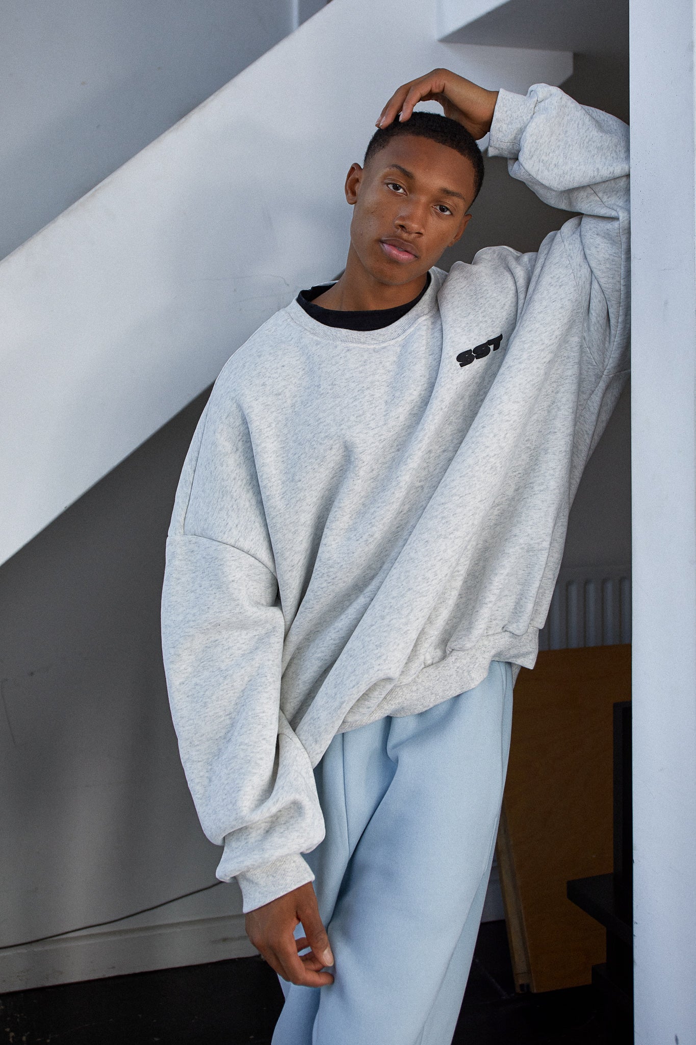 SUNDAY SWEATER - Marl Grey
