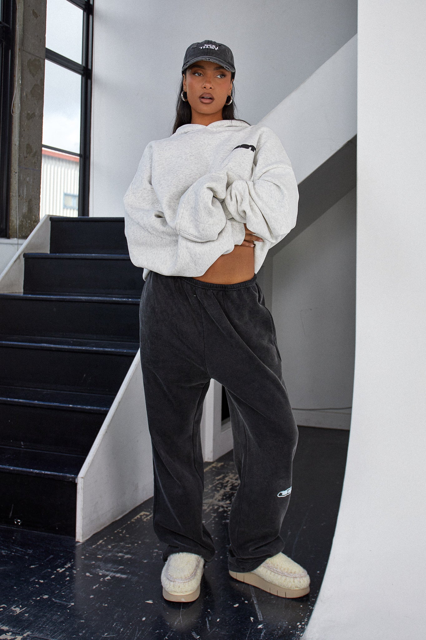 SUNDAY HOODY - Marl Grey