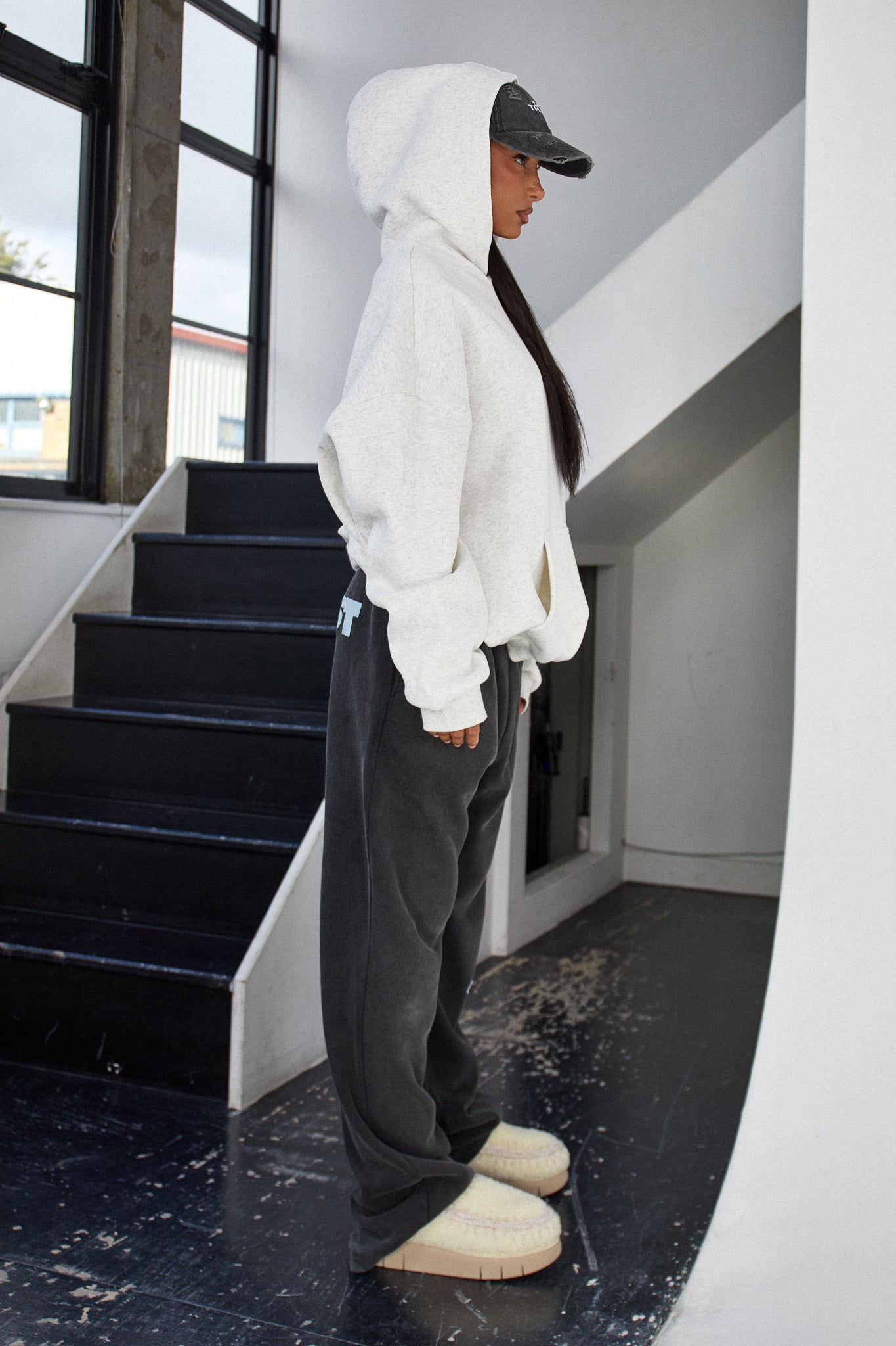 SUNDAY HOODY - Marl Grey