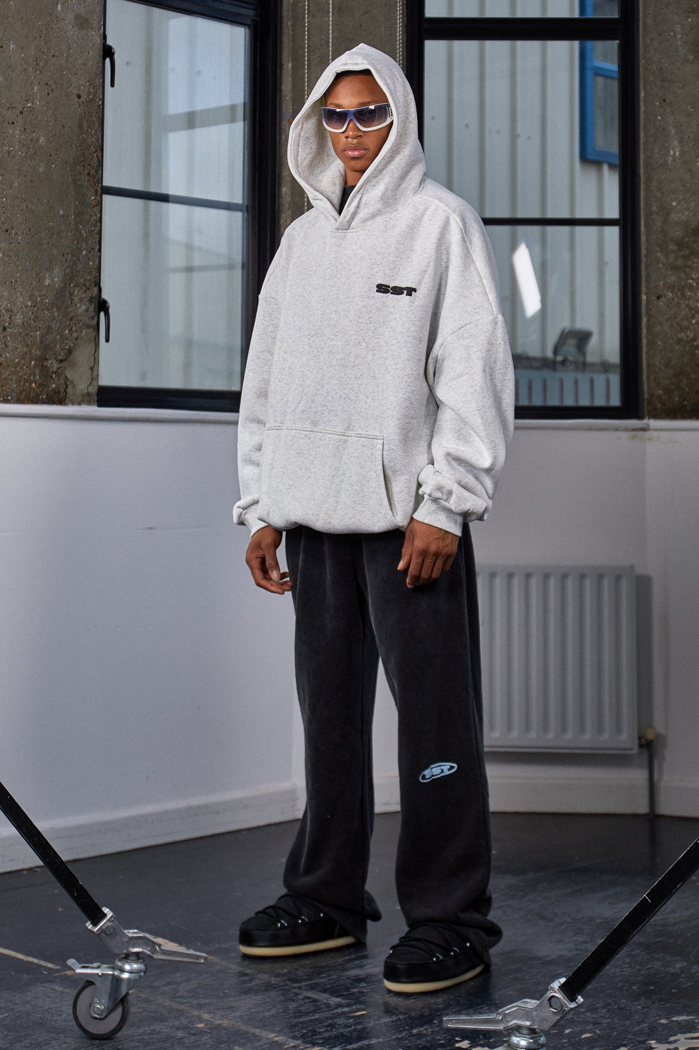 SUNDAY HOODY - Marl Grey
