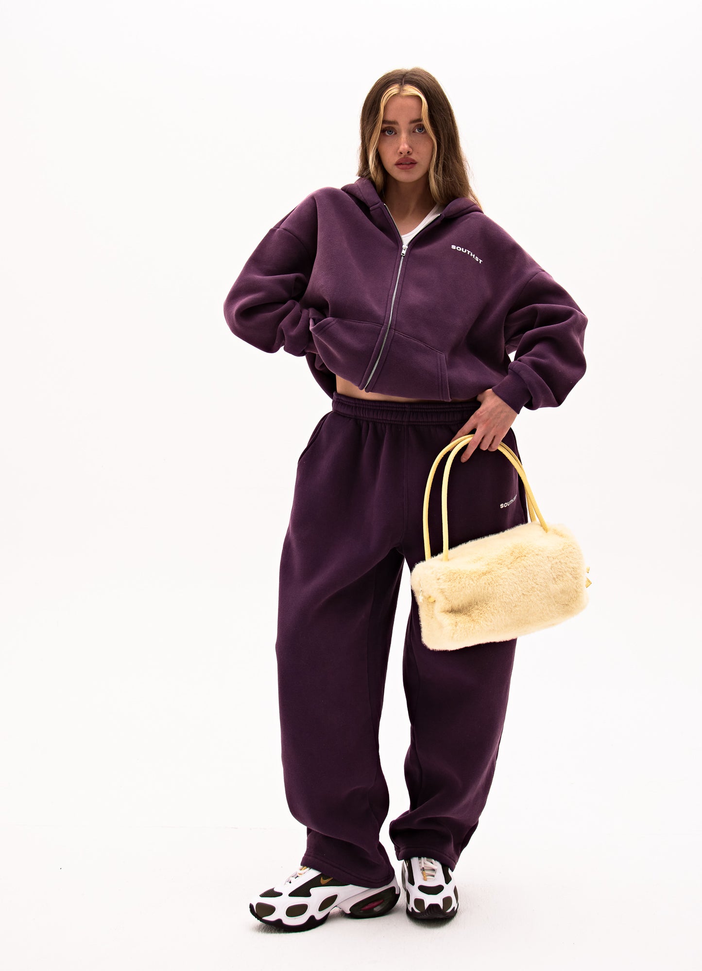 SIGNATURE HOODY - Plum