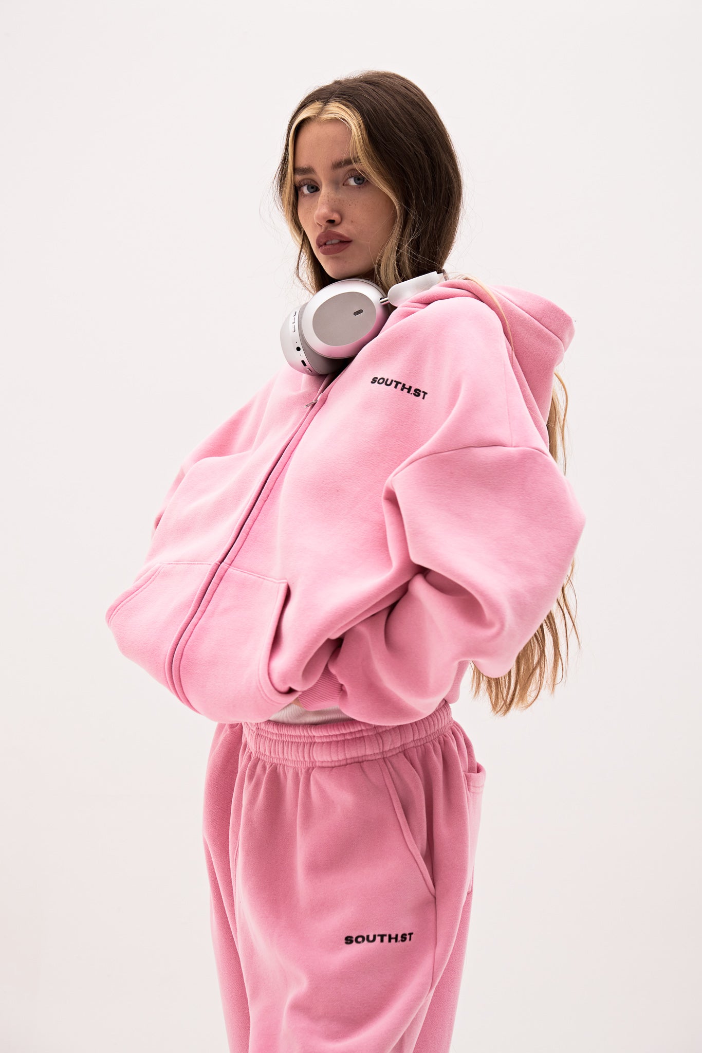 SIGNATURE HOODY - Pink