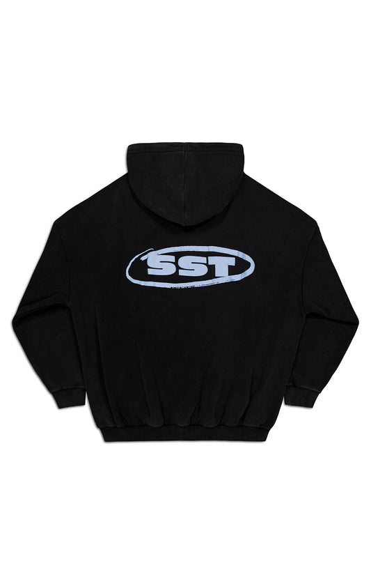SUNDAY HOODY - Washed Black