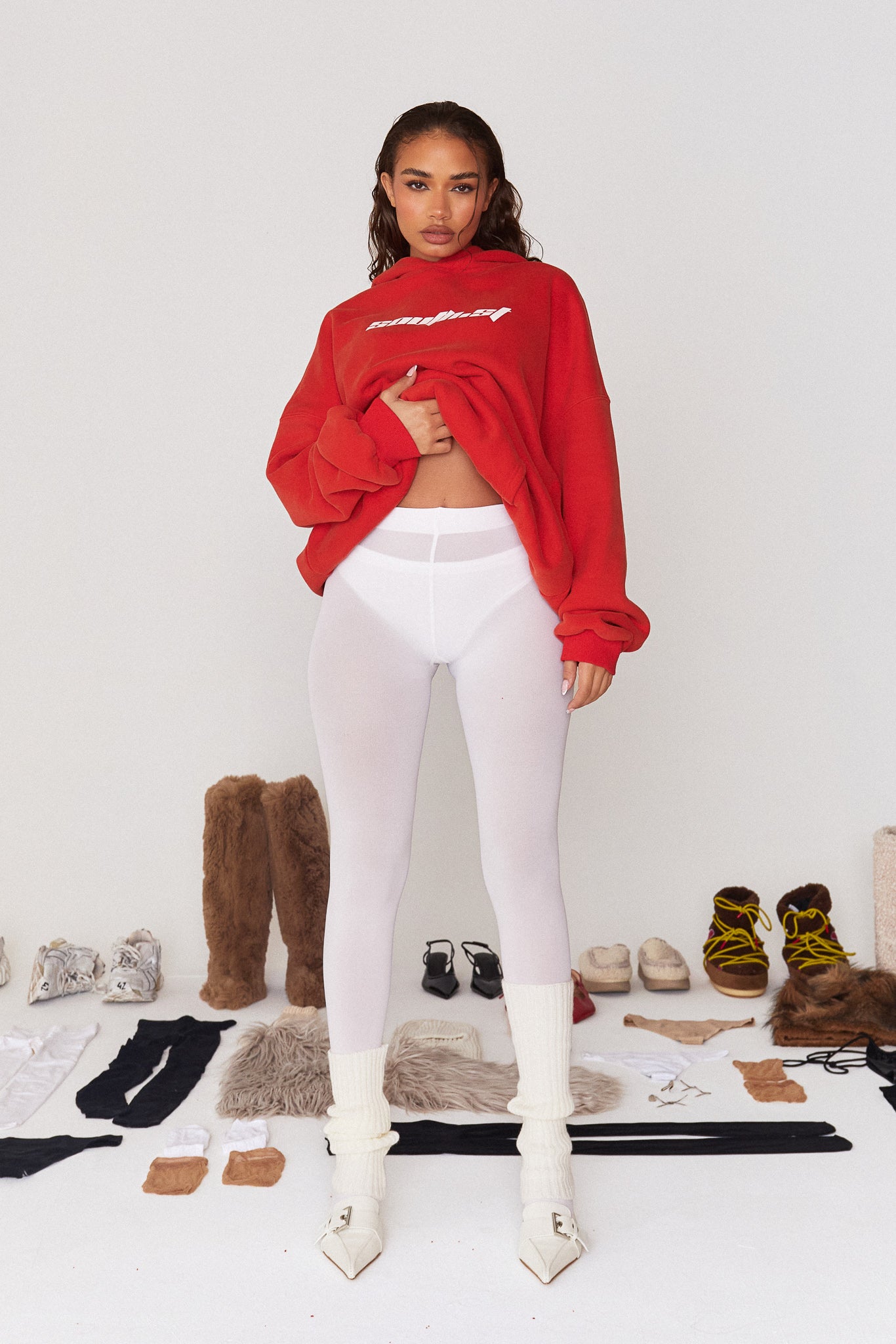 MARS HOODY - Red