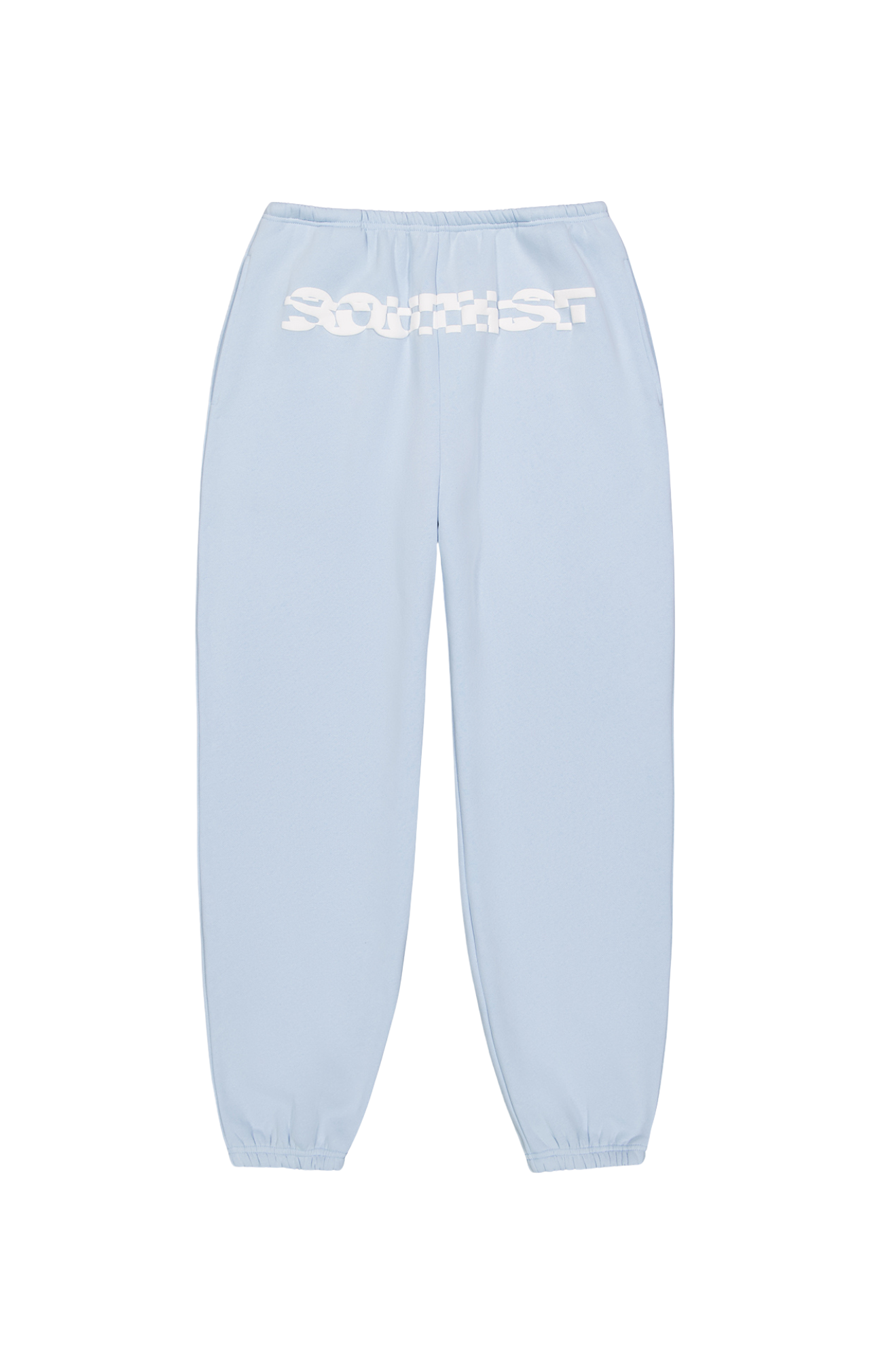DISTORT SWEATPANTS - Baby Blue