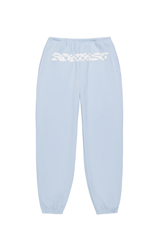 DISTORT SWEATPANTS - Baby Blue