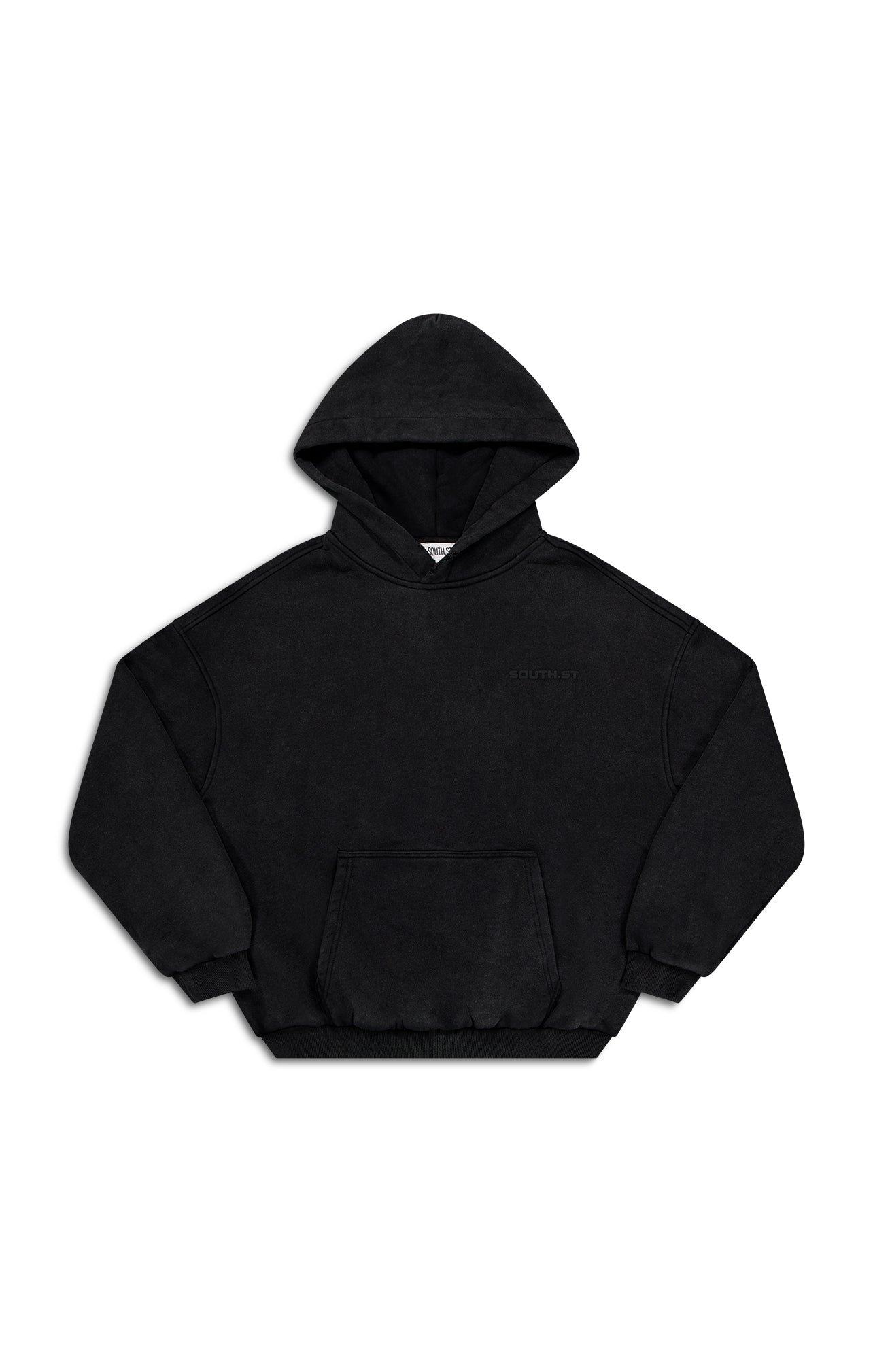 VINTAGE HOODY - Washed Black