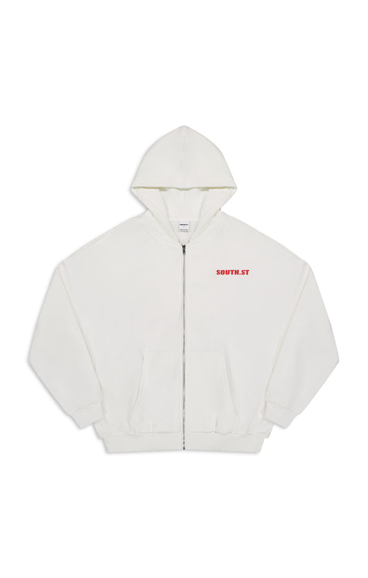 4AM ZIP HOODY - Off White