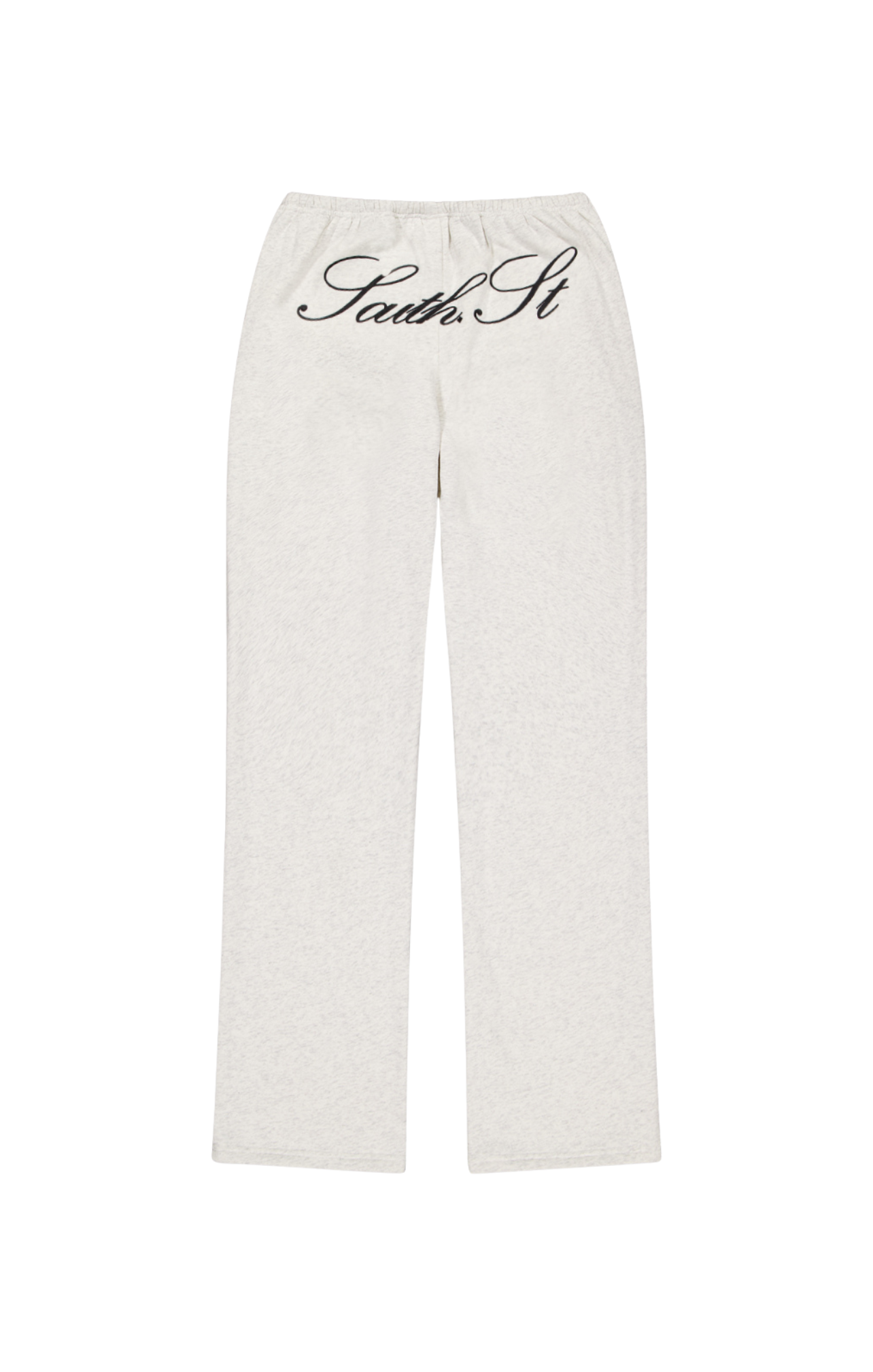SST SCRIPT SWEATPANTS - Marl Grey