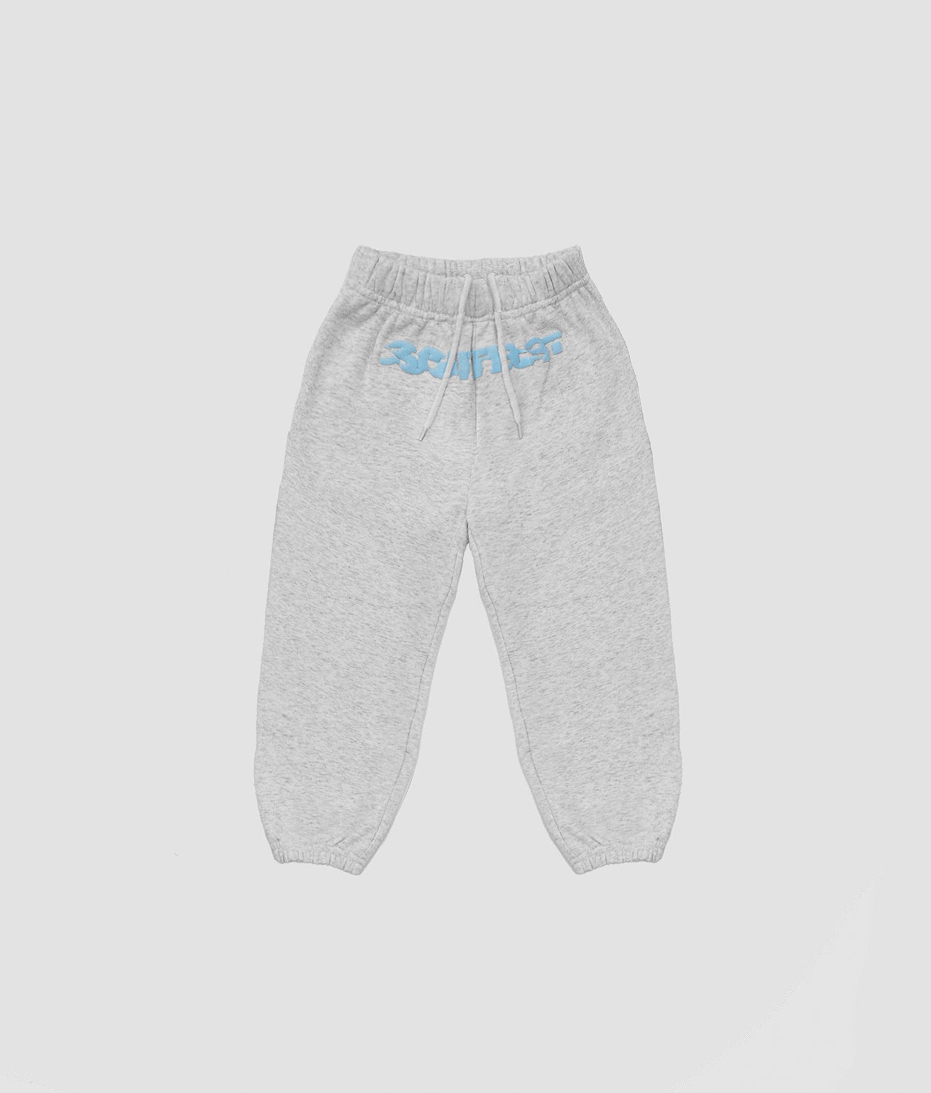 MINI DISTORT SWEATPANTS - Marl grey/ Blue