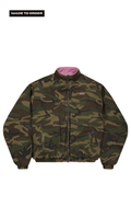 SST REVERSIBLE CAMO/ PINK FLEECE JACKET - MADE TO ORDER
