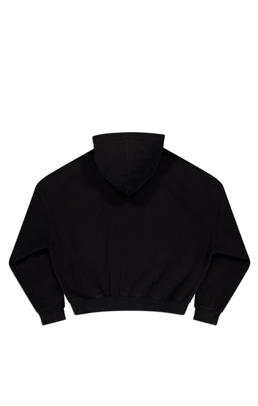 SIGNATURE HOODY - Washed Black (Pre Order)
