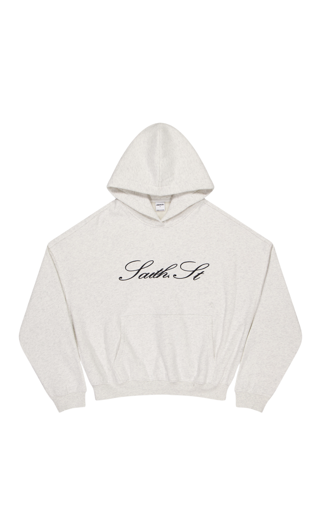 SST SCRIPT HOODY - Marl Grey