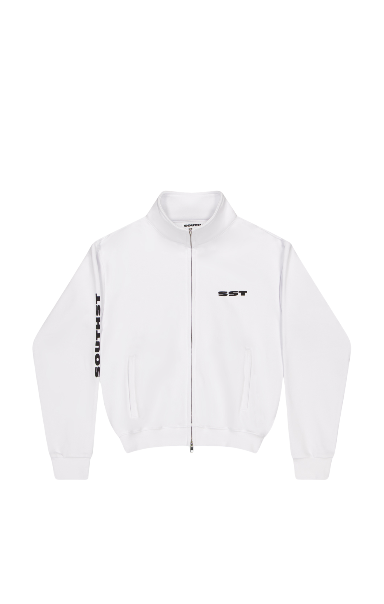SST TRACK SWEATER - White