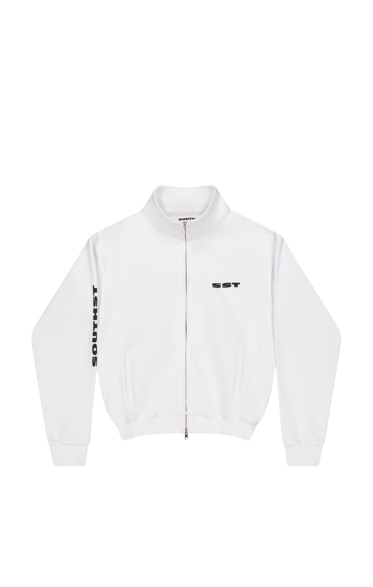 SST TRACK SWEATER - White