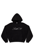 SST SCRIPT HOODY - Washed Black