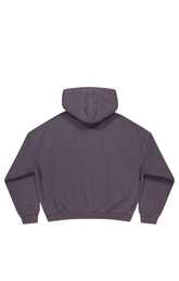 SST ZIP HOODY - Washed Navy Grey